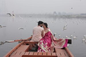 Indian couple candid pre-wedding photoshoot in Ghaziabad , captured by Photo Fine Studio.